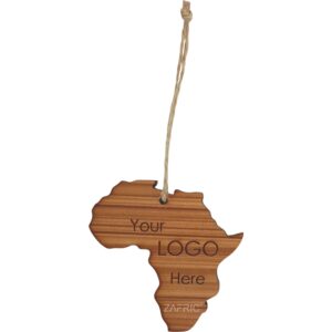 Giftique Africa Decoration – Natural Wood Wood Africa Decoration