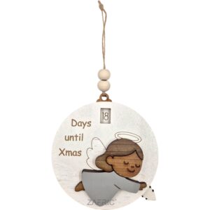 Christmas Countdown Ornament - Angel