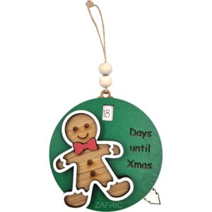 Giftique Countdown Ornament – Gingerbread Man 02 Christmas Countdown Ornament - Gingerbread Man