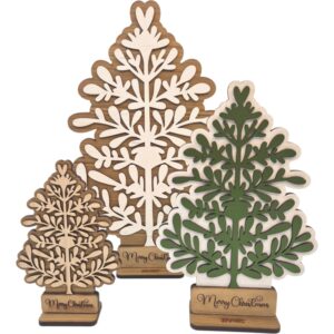 Woodlands Standing Tree Set of 3