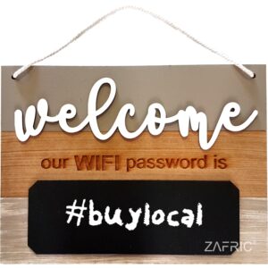 Welcome WIFI Sign