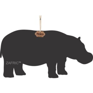 Chalkboard Hippo 6mm