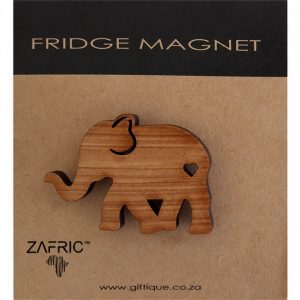 Magnet Elephant Wood
