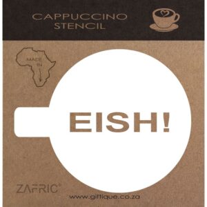 Cappuccino Stencil EISH White