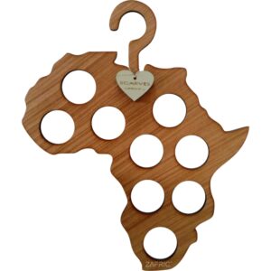 Africa Map Scarf Hanger