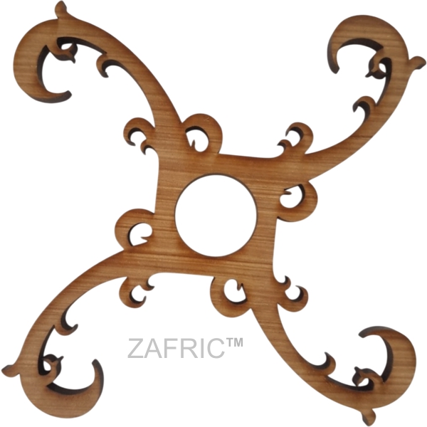 Wooden Wine Glass Holder (Assorted Designs)