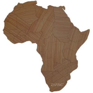 Giftique Africa Map Puzzle Africa Map Puzzle in Wooden Box