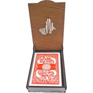 Deck of Cards in Wooden Box