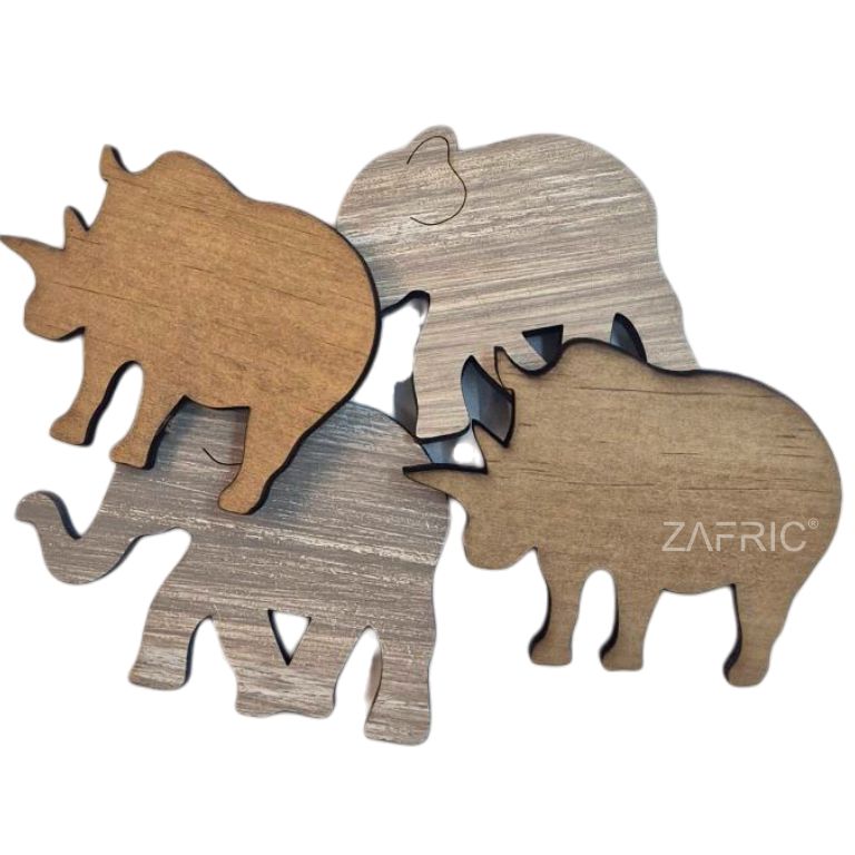 Wooden Tic Tac Toe – Rhino & Elephant Naturals
