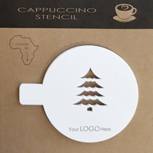 Tree White Cappuccino Stencil