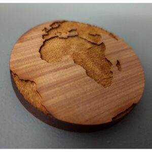 Magnet Globe Wood