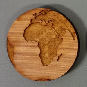 Magnet Globe Wood