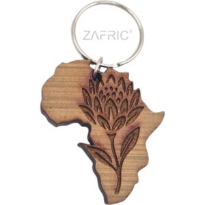 Key Ring Africa Protea Shaped