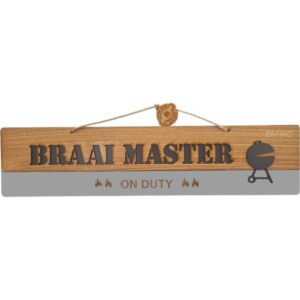 Braai Master Sign Grey