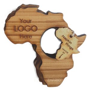Napkin Ring Africa Map