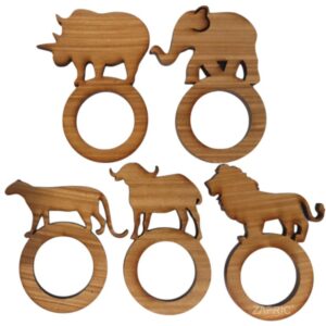 Napkin Rings Big 5 (Set of 5)