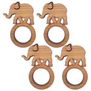 Napkin Ring Elephant Set of 4