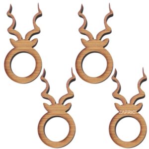 Napkin Ring Kudu Set of 4