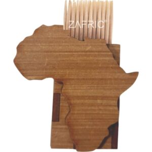 Toothpick Holder Africa Wood