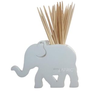 Toothpick Holder Elephant White