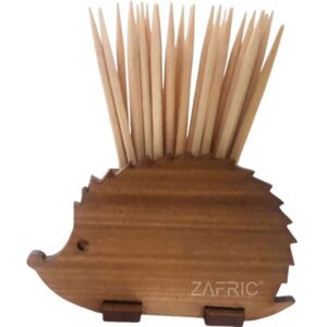 Toothpick Holder Hedgehog Wood
