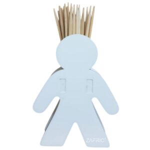 Toothpick Holder Man White
