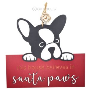 Santa Paws Sign