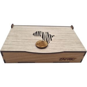 Africa Coasters/Big 5 Wine Glass Charms Combo in Box