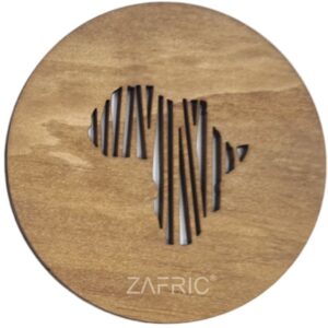 Giftique Africa Cutout Coasters Africa Cut Out Coaster Set of 4