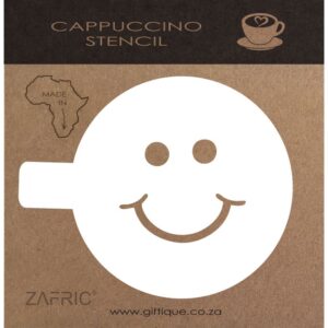 Cappuccino Stencil Smiley