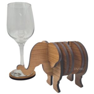 Elephant Coaster Stand (Set of 4)