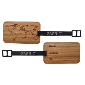 World Map Luggage Tag