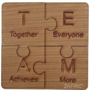 Giftique Puzzle Coasters – Team 2 Team Puzzle Coasters Set of 4
