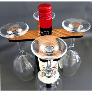 Wine Glass Holder (Holds 4 Glasses)
