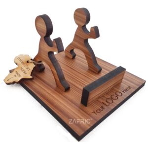 Strong Man Business Card Holder B Strong Man Business Card Holder