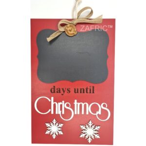 Days Until Xmas Red
