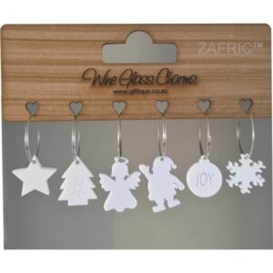 Christmas Wine Glass Charms Assorted