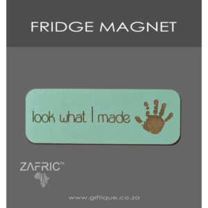 Magnet Look What I Made Aqua