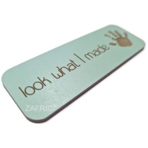 Magnet Look What I Made Aqua