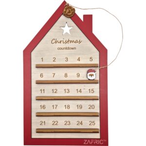 Christmas Countdown House Santa