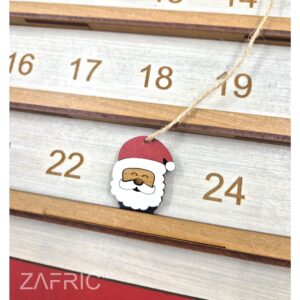 Christmas Countdown House Santa