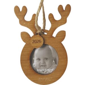 Reindeer Frame Decoration Wood