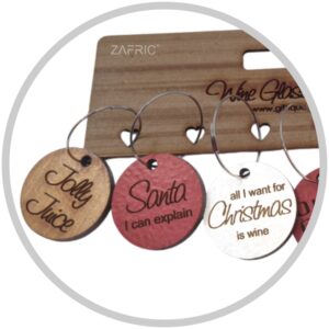 Christmas Wine Glass Charms Assorted