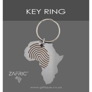Key Ring Africa Fingerprint