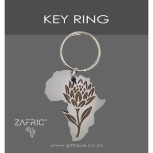 Key Ring Africa Protea Shaped