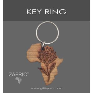 Key Ring Africa Protea Shaped