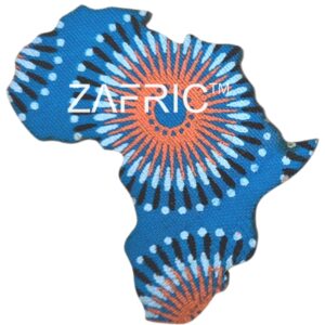 Blue Shwe Shwe Fabric Magnet Africa