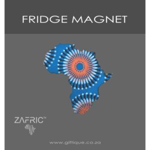 Blue Shwe Shwe Fabric Magnet Africa