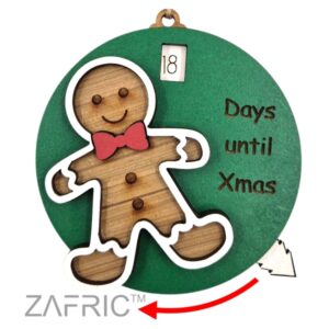 Christmas Countdown Ornament Gingerbread Man