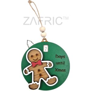 Christmas Countdown Ornament Gingerbread Man